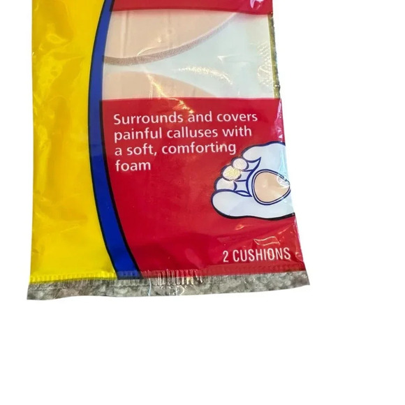 Dr. Scholl's Callus Cushions Remover Foot Care Discontinued 1998 NIB NEW Sealed - Picture 2 of 5